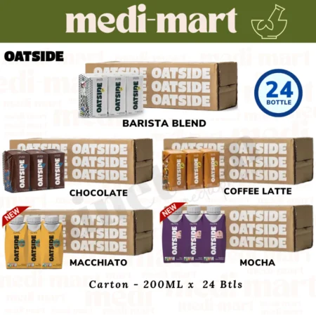24 x 200ml,☕Oatside Oat Milk Pocket Packs (Barista / Chocolate / Coffee Latte / Caramel Machiatto / Mocha),🛒Clearance Price RM 8.85👇