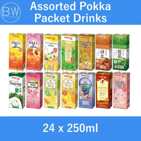 24 x 250ml,🧃Assorted Pokka Packet Drinks【Carton Bundle】(Green Tea/ Lemon Tea/ Oolong Tea/ Peach Tea/ Houjicha/ Chrysanthemum),🛒Clearance Price RM8.85👇