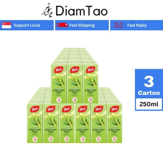 250ml x 24 Peket,🧃Minuman Peket Yeo🧃【Carton Bundle】,🛒Harga Clearance RM 6.18👇