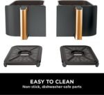 Big Sale-Foodi Dual Zone Digital Air Fryer. 2 Drawers. 7.6L. 4-in-1