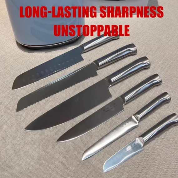 SMEG Knife Set Stainless Steel Kitchen Knife Multipurpose Knife Vegetable Knife European-Style Stainless Steel Fruit Knife Sharp Knife