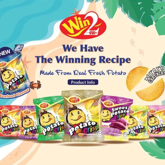 20g x 30pcs Win2 Potato Crisp [Vege/BBQ/Tomato/Curry/SourCream/HimalayanSalt/Cornbis/Sweet Potato Crisp/Coffee]
