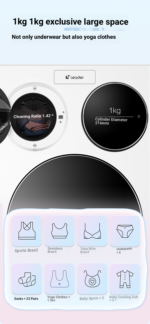 Haier Leader Three-Compartment Automatic Washing Machine and Shoe Washer Set, Three-Drum Household Front-Loading Washing Machine ProMax